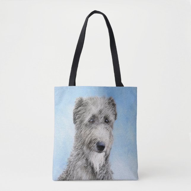 Scottish Deerhound Painting - Niedlich Original Do (Vorderseite)
