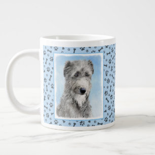 Scottish Deerhound Painting - Niedlich Original Do Jumbo-Tasse