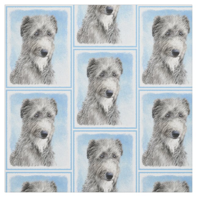 Scottish Deerhound Painting - Niedlich Original Do Stoff (Muster)