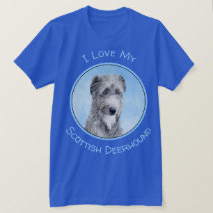 Scottish Deerhound Painting - Niedlich Original Do T-Shirt