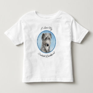 Scottish Deerhound Painting - Original Dog Art Kleinkind T-shirt