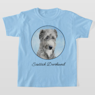 Scottish Deerhound Painting - Original Dog Art T-Shirt
