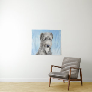 Scottish Deerhound Painting - Original Dog Art Wandteppich