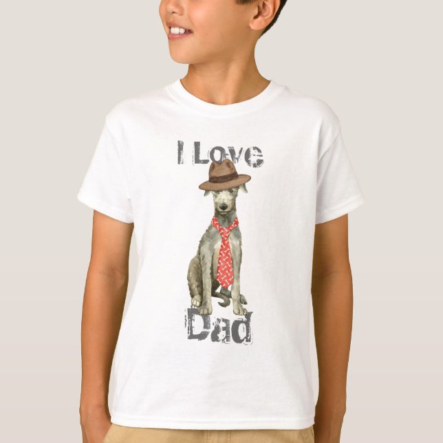 Scottish Deerhound Vater T-Shirt (Vorderseite)