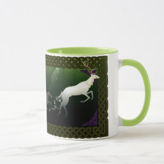 Scottish Deerhounds und weiße Hirsch-Tasse Tasse
