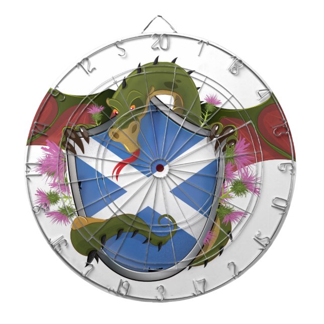 Scottish Dragon Dartscheibe (vorne)