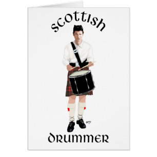 Scottish Drummer - Blue Kilt