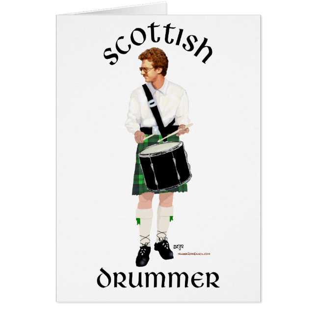 Scottish Drummer - Green Kilt (Vorne)