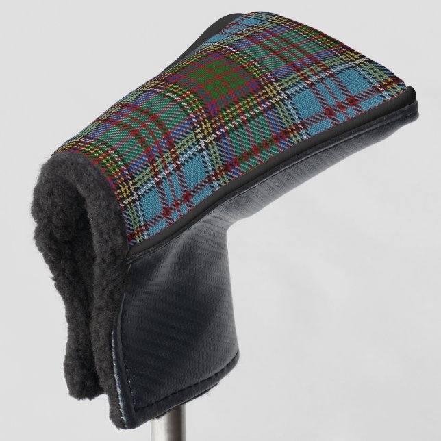 Scottish färbt Clan-AndersonTartan kariert Golf Headcover (3/4 Vorderseite)