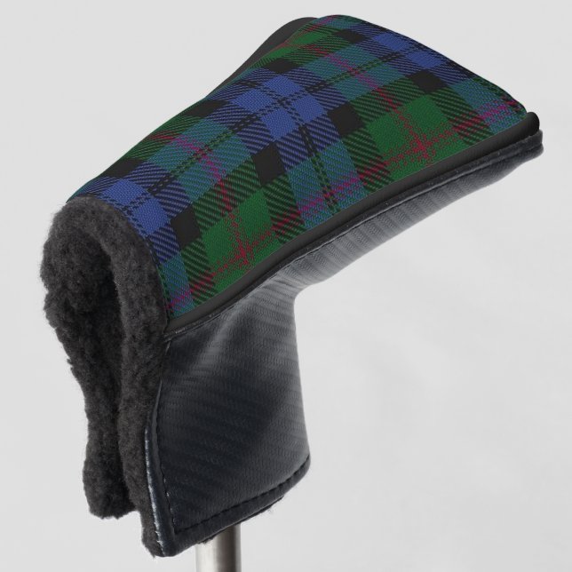 Scottish färbt Clan-BairdTartan kariert Golf Headcover (3/4 Vorderseite)
