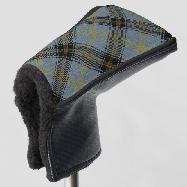 Scottish färbt Clan-BellTartan kariert Golf Headcover (3/4 Vorderseite)