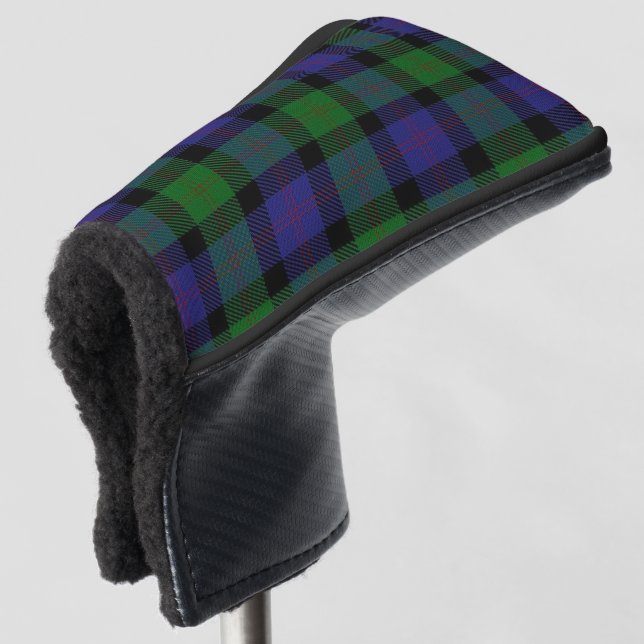 Scottish färbt Clan-BlairTartan kariert Golf Headcover (3/4 Vorderseite)