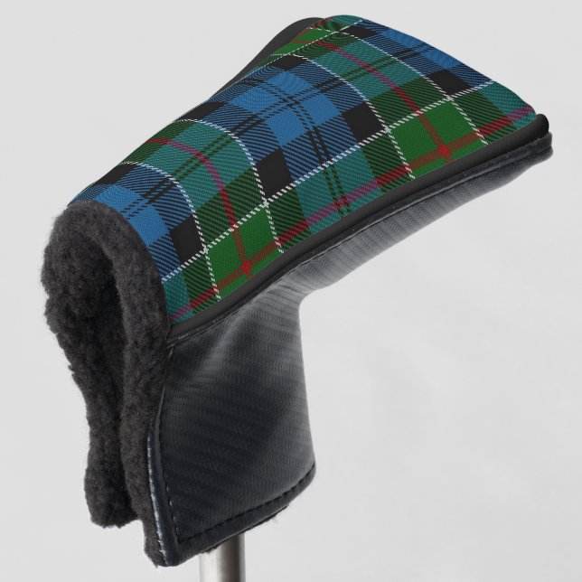 Scottish färbt Clan Colquhoun Tartan kariert Golf Headcover (3/4 Vorderseite)