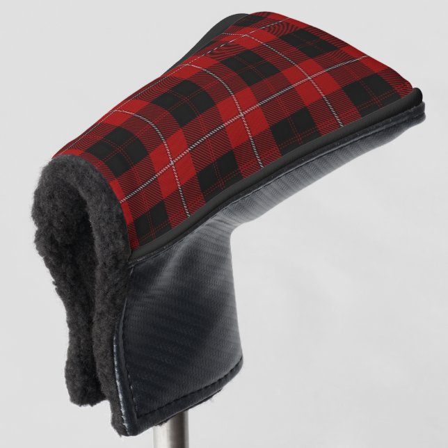 Scottish färbt Clan Cunningham Tartan kariert Golf Headcover (3/4 Vorderseite)
