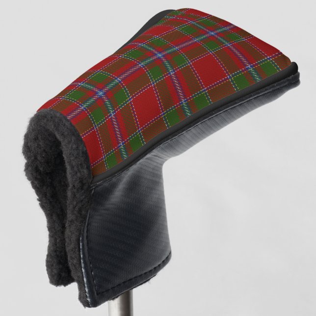Scottish färbt Clan Drummond Tartan kariert Golf Headcover (3/4 Vorderseite)