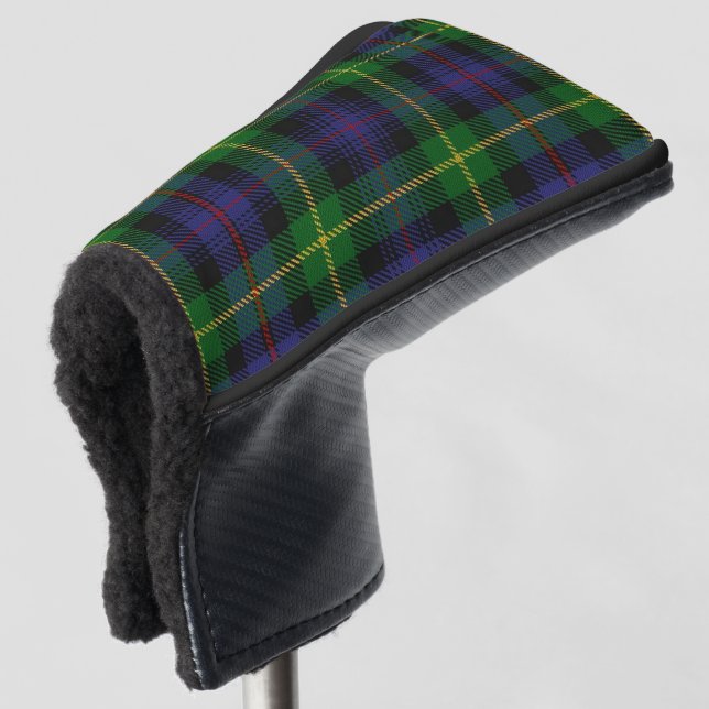 Scottish färbt Clan Farquharson Tartan kariert Golf Headcover (3/4 Vorderseite)