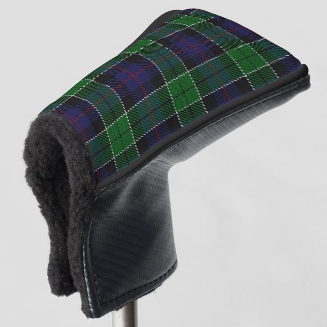 Scottish färbt Clan-Leslie-JagdTartan kariert Golf Headcover (3/4 Vorderseite)
