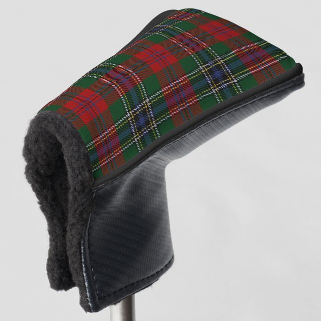 Scottish färbt Clan MacLean Tartan kariert Golf Headcover (3/4 Vorderseite)