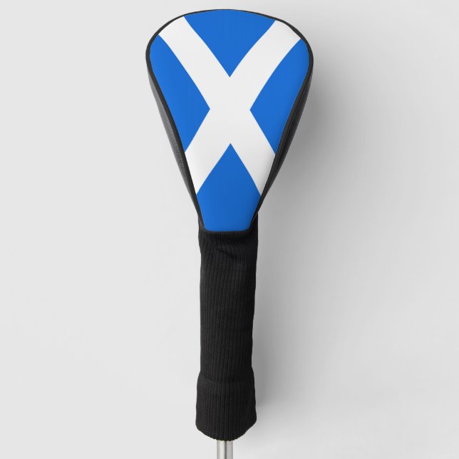 Scottish Flag Golf Driver Cover Bogen Golf Headcover (Vorderseite)