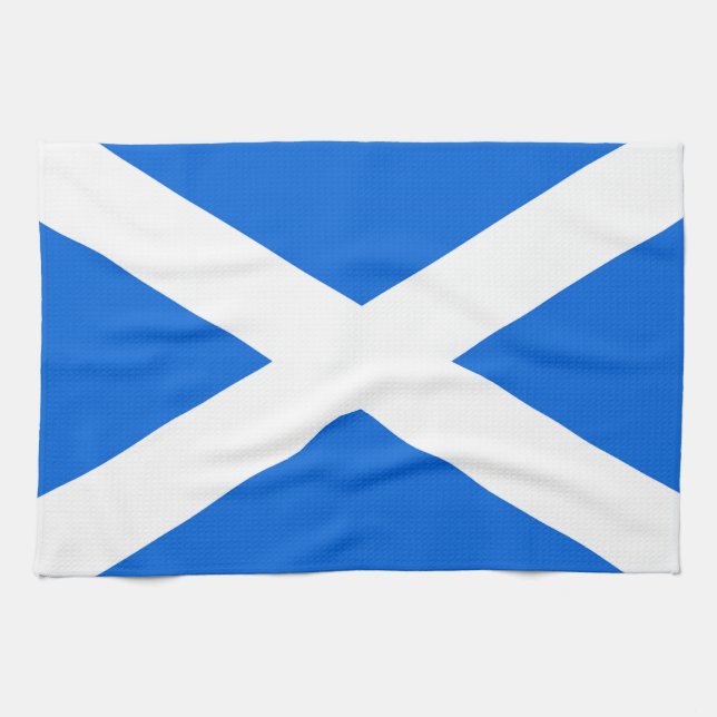 Scottish Flag ktcnt Geschirrtuch (Horizontal)