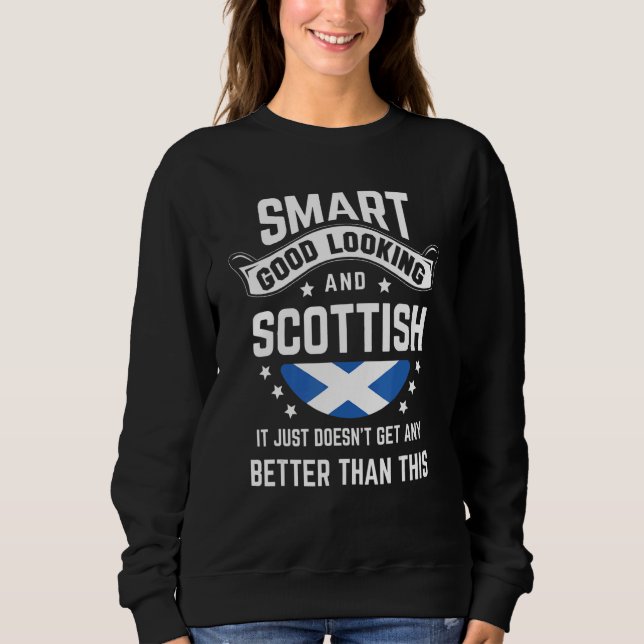 Scottish Flag Native Pride  Scotland Scottish Root Sweatshirt (Vorderseite)