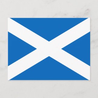 Scottish Flag Postcard Postkarte