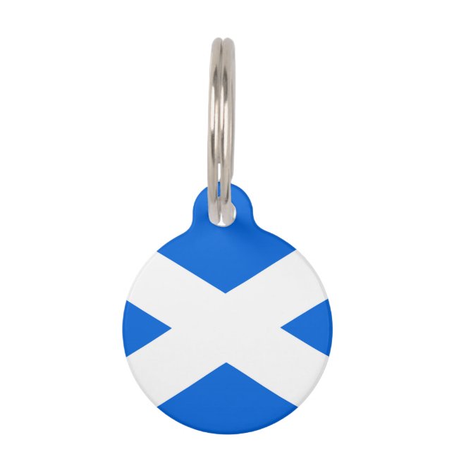 Scottish Flag ptcn Haustiermarke (Vorderseite)
