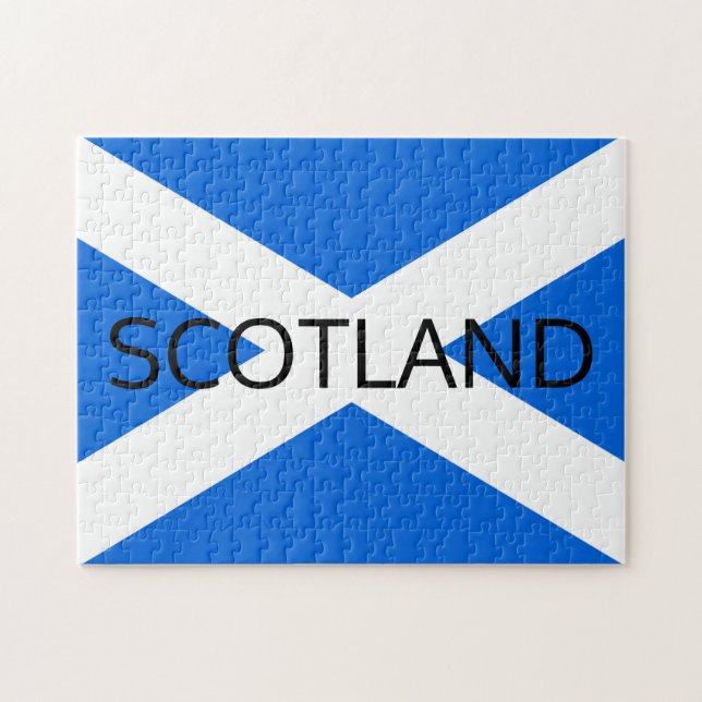 Scottish Flag Scotland 11x14 252pc jpcn Puzzle (Horizontal)
