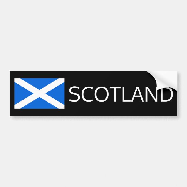Scottish Flag Scotland bscnt Autoaufkleber (Vorne)