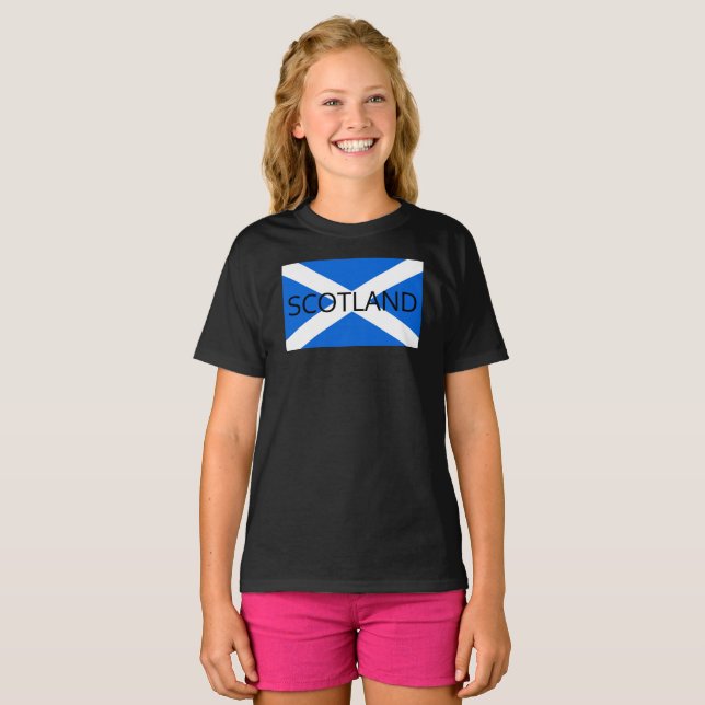 Scottish Flag Scotland gccnt T-Shirt (Vorne ganz)