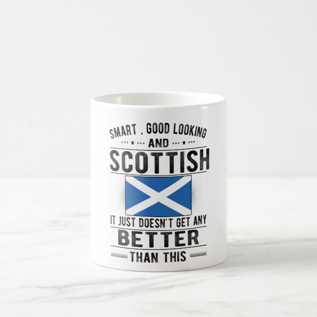 Scottish Flag Scotland Heritage Scottish Roots Kaffeetasse (Mittel)
