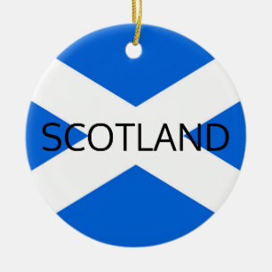 Scottish Flag Scotland orncn Keramik Ornament