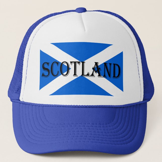 Scottish Flag Scotland thccn Truckerkappe (Vorderseite)