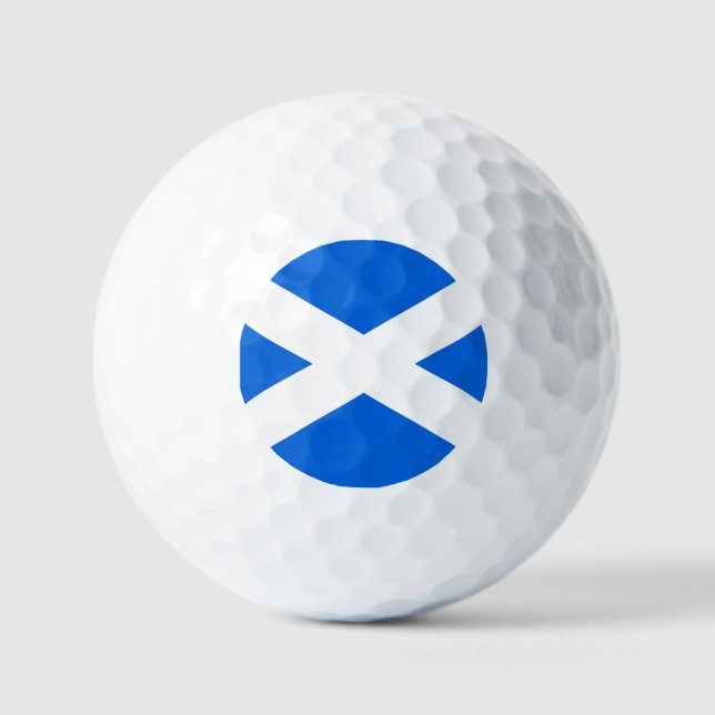 Scottish Flag va gbcnt Golfball (Vorderseite)