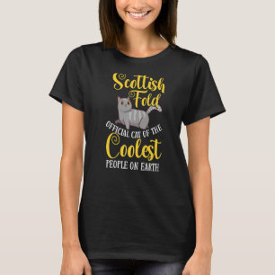 Scottish Fold Cat Longhair Highland Kitten Eigentü T-Shirt