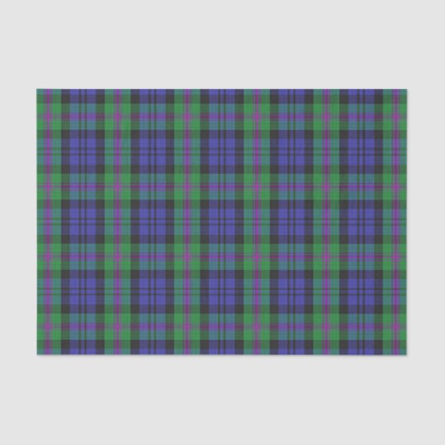 Scottish Gifts Clan Baird Tartan Seidenpapier (Vorderseite)