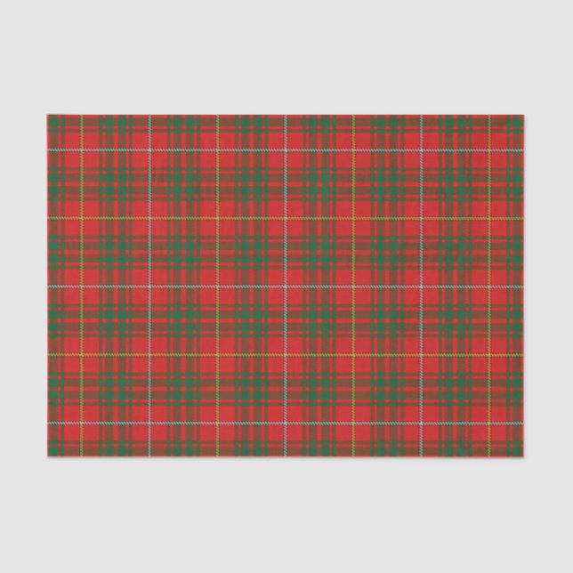 Scottish Gifts Clan Bruce Tartan Seidenpapier (Vorderseite)
