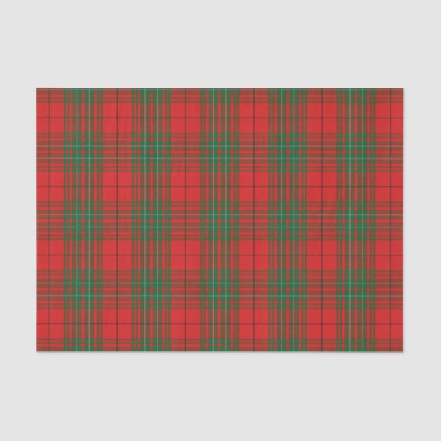 Scottish Gifts Clan Cumming Red Tartan Seidenpapier (Vorderseite)