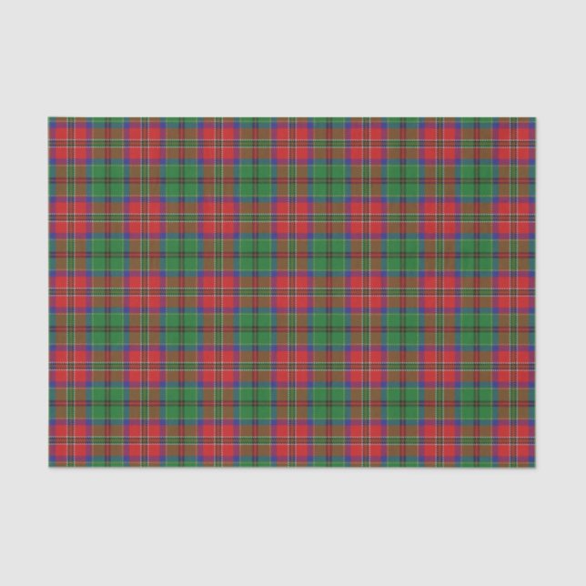 Scottish Gifts Clan MacCulloch Tartan Seidenpapier (Vorderseite)
