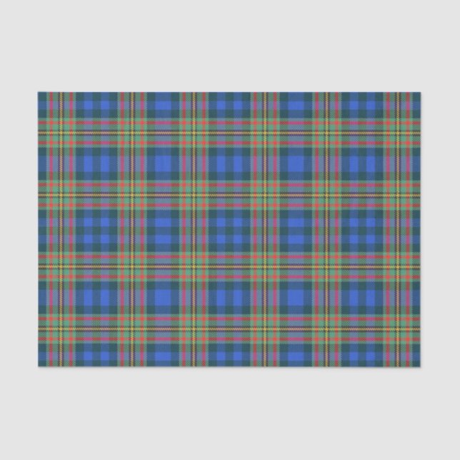 Scottish Gifts Clan MacLellan Tartan Seidenpapier (Vorderseite)