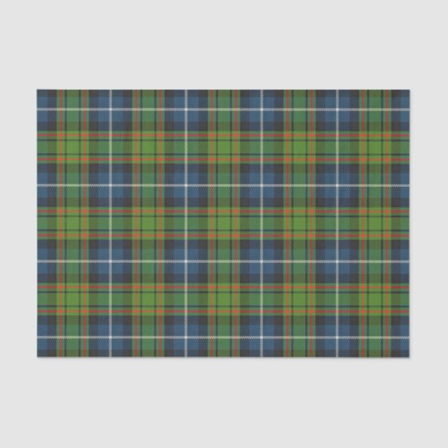 Scottish Gifts Clan MacRae Tartan Seidenpapier (Vorderseite)
