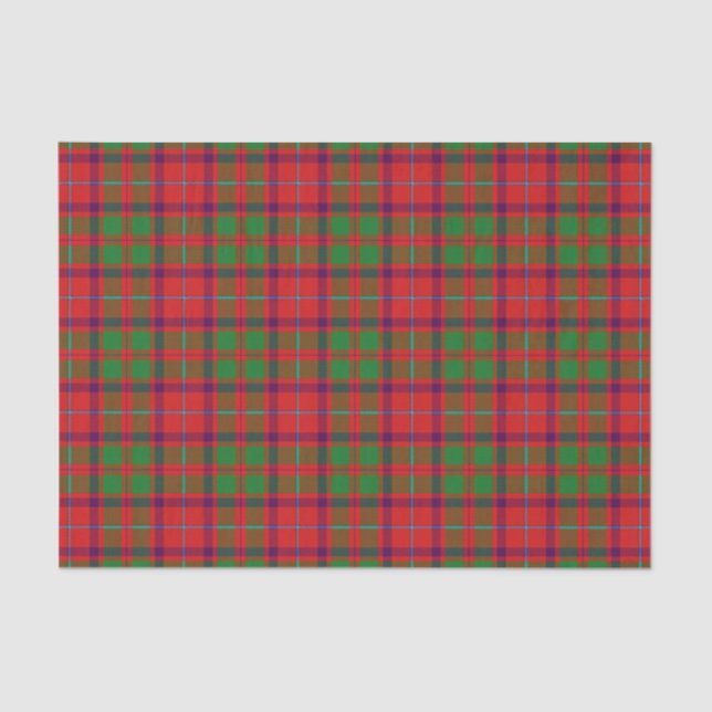 Scottish Gifts Clan Shaw Tartan Seidenpapier (Vorderseite)