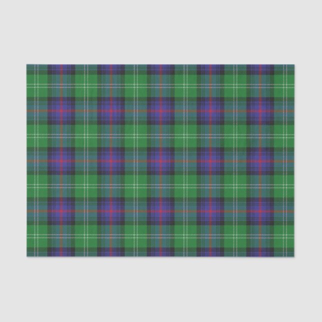Scottish Gifts Clan Sutherland Tartan Seidenpapier (Vorderseite)