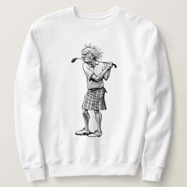 Scottish Golfer Sweatshirt (Design vorne)