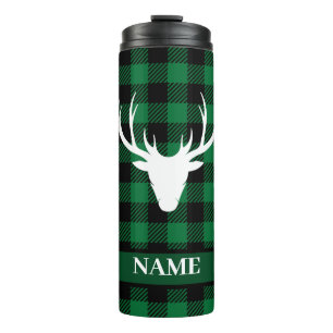 Scottish Green Buffalo Kariert Tartan Thermosbecher