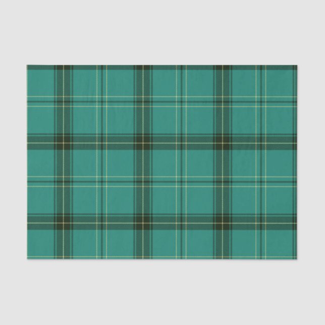 Scottish Green Tartan Seidenpapier (Vorderseite)