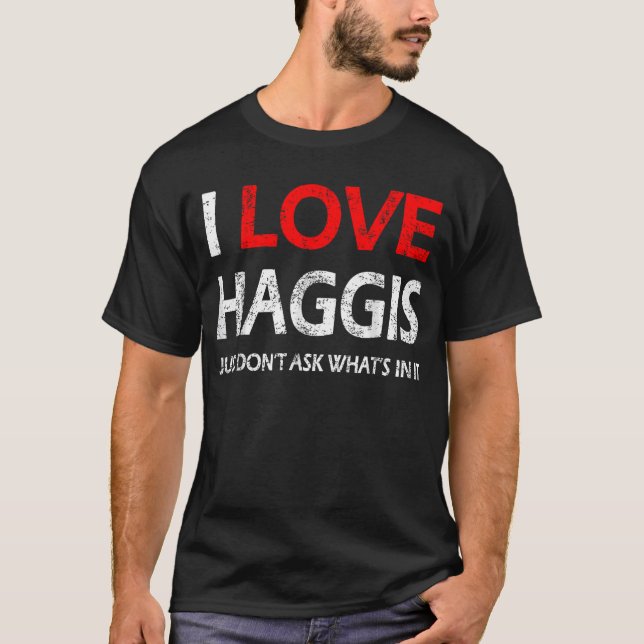 Scottish Haggis Fun Geschenk von Scotland Robert B T-Shirt (Vorderseite)