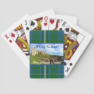 Scottish Hay Clan's Castle Tartan Spielkarten