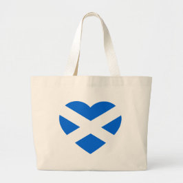 Scottish Heartflag jtcn Jumbo Stoffbeutel
