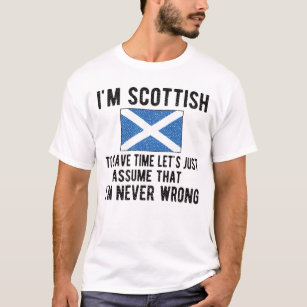 Scottish Heritage Scotland Roots Scottish Flag T-Shirt